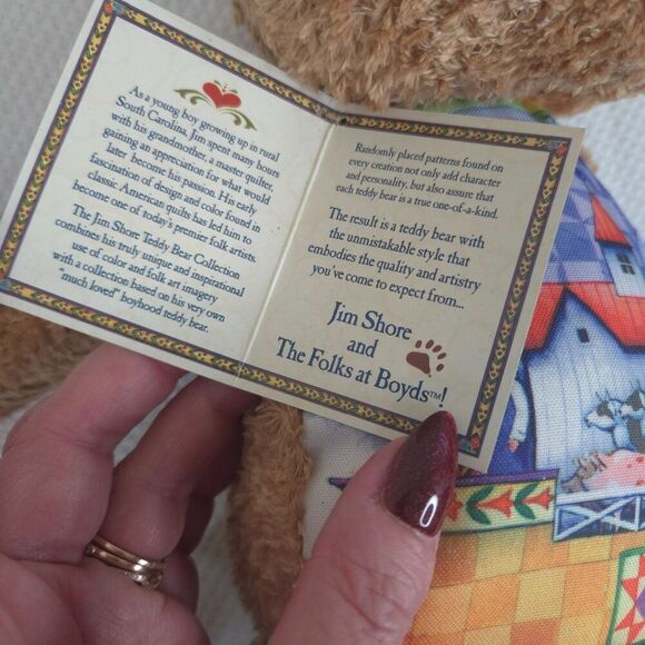 2006 Jim Shore Boyds Teddy Bear Plush 12" Noahs Ark New - Picture 6 of 7